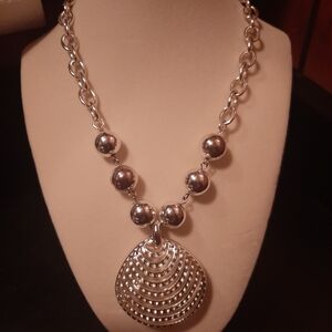 Liz Claiborne silver necklace